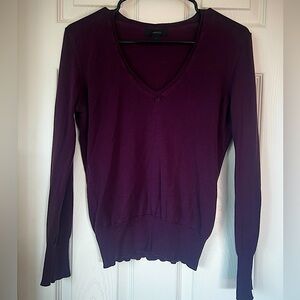 Eggplant Purple Express Sweater - great for the office!
